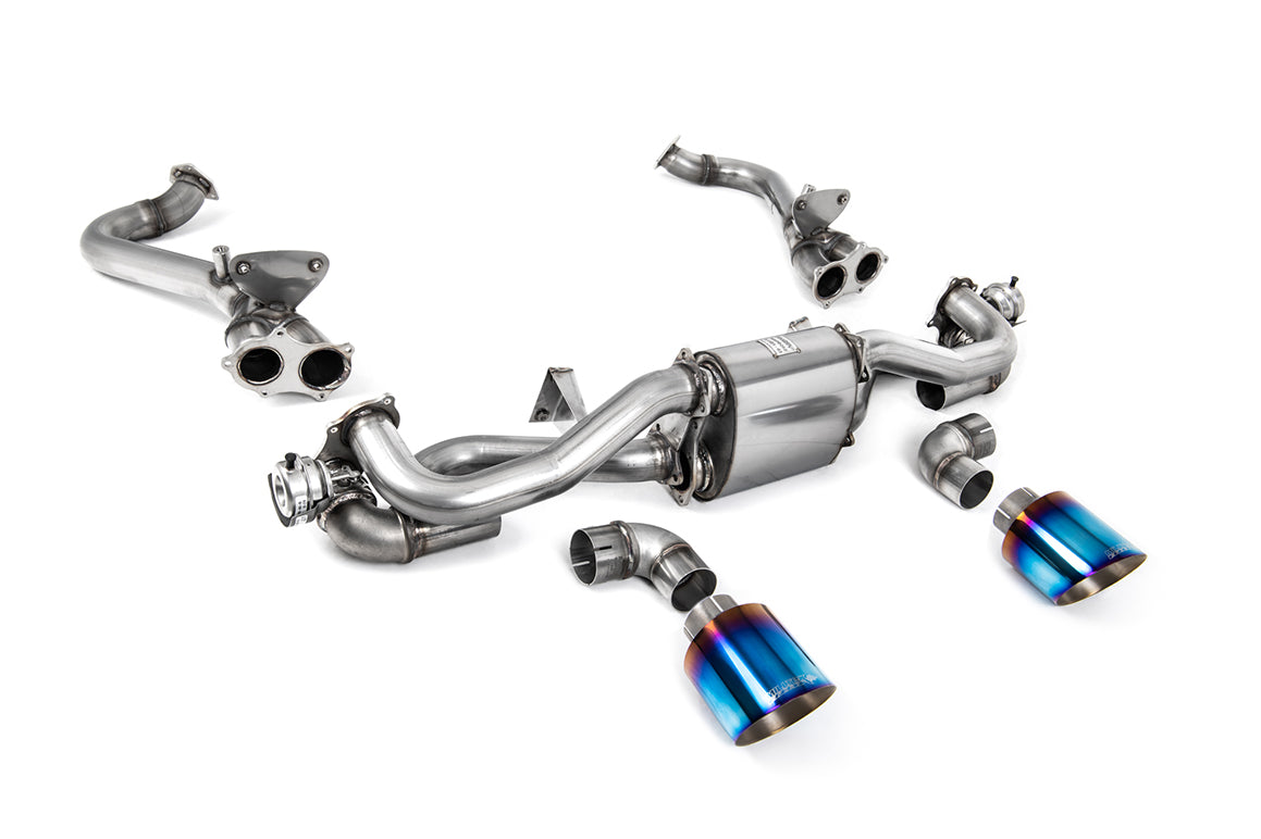 Milltek Sport Auspuffanlage passend für Porsche Boxster & Cayman 718 GTS 4.0 - titan geflämmte Endrohre