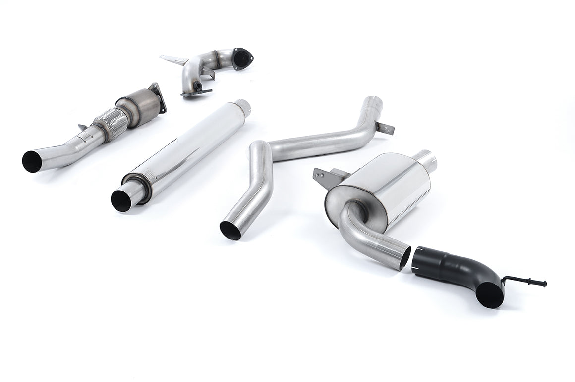 Milltek Sport Auspuffanlage passend für Renault Alpine Megane Renaultsport 250 & 265 resonated (quieter) - mit Kat