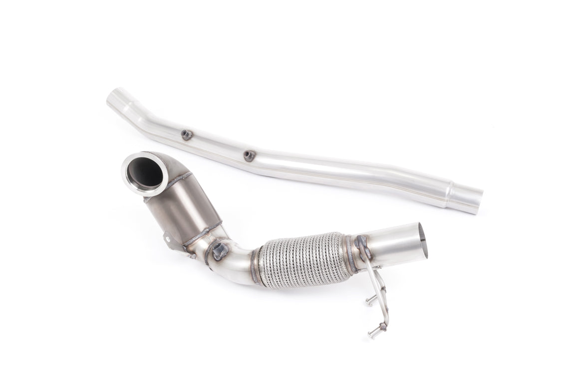 Milltek Sport Downpipe passend für Audi S3 2.0 TFSI quattro Saloon & Cabrio 8V.2 & Seat Ateca Cupra 300 4Drive & Seat Leon...
