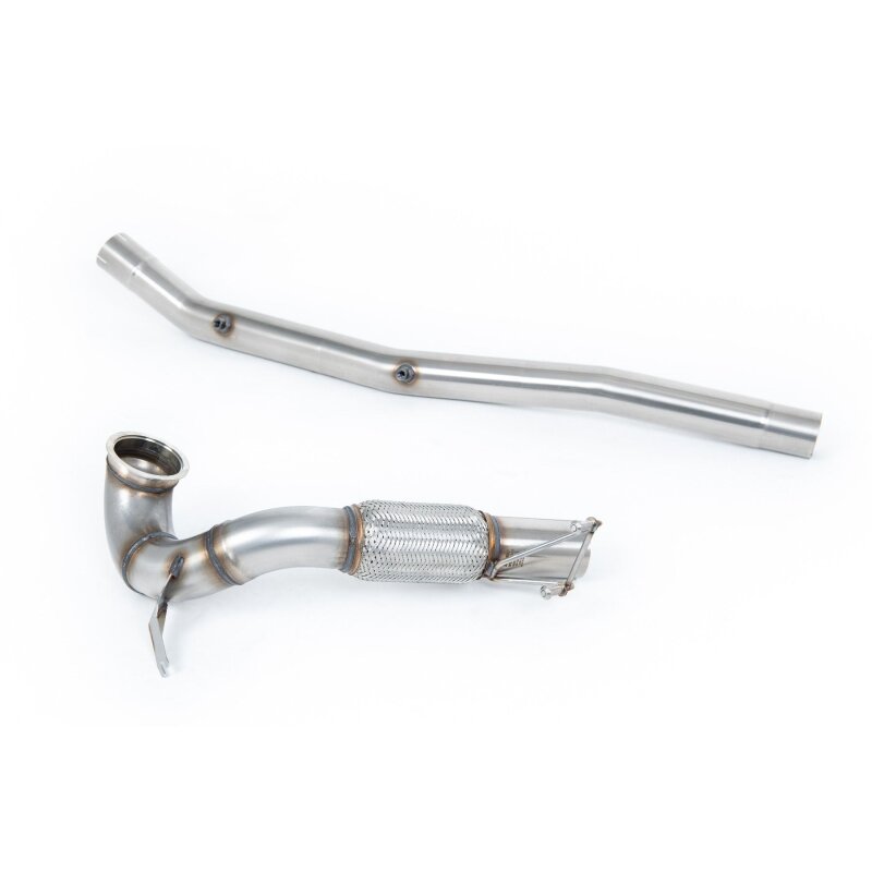 Milltek Sport Downpipe (ohne Kat) passend für VW T-Roc R.2.0 TSI 80mm