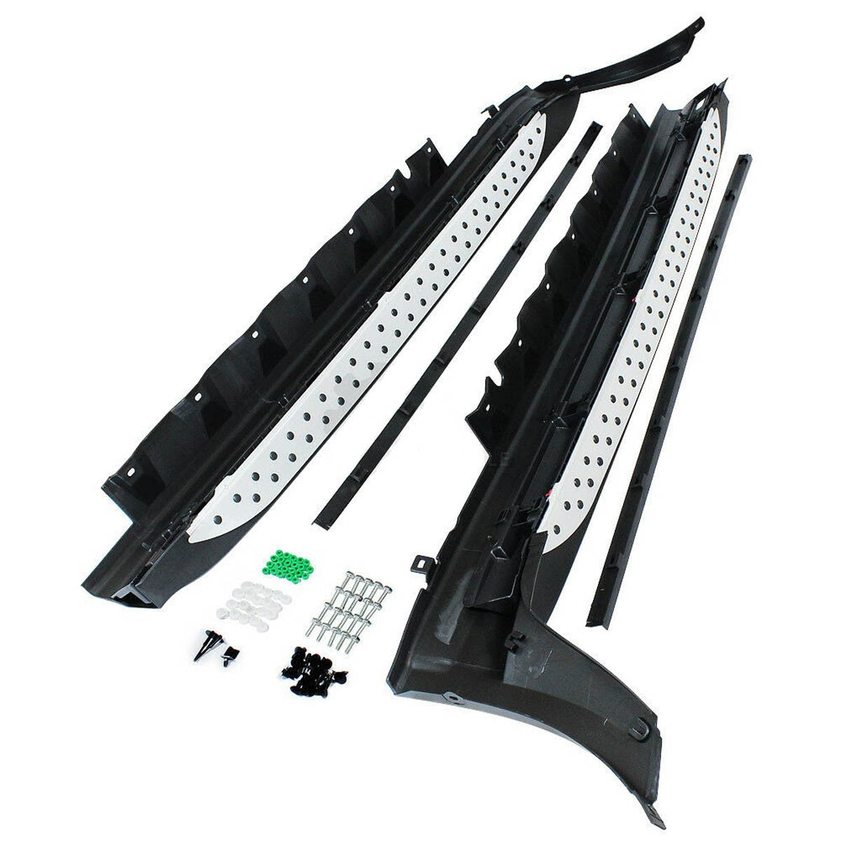 SUV Seitenschweller Set Aluminium passend für BMW X3 E83 2003-2011