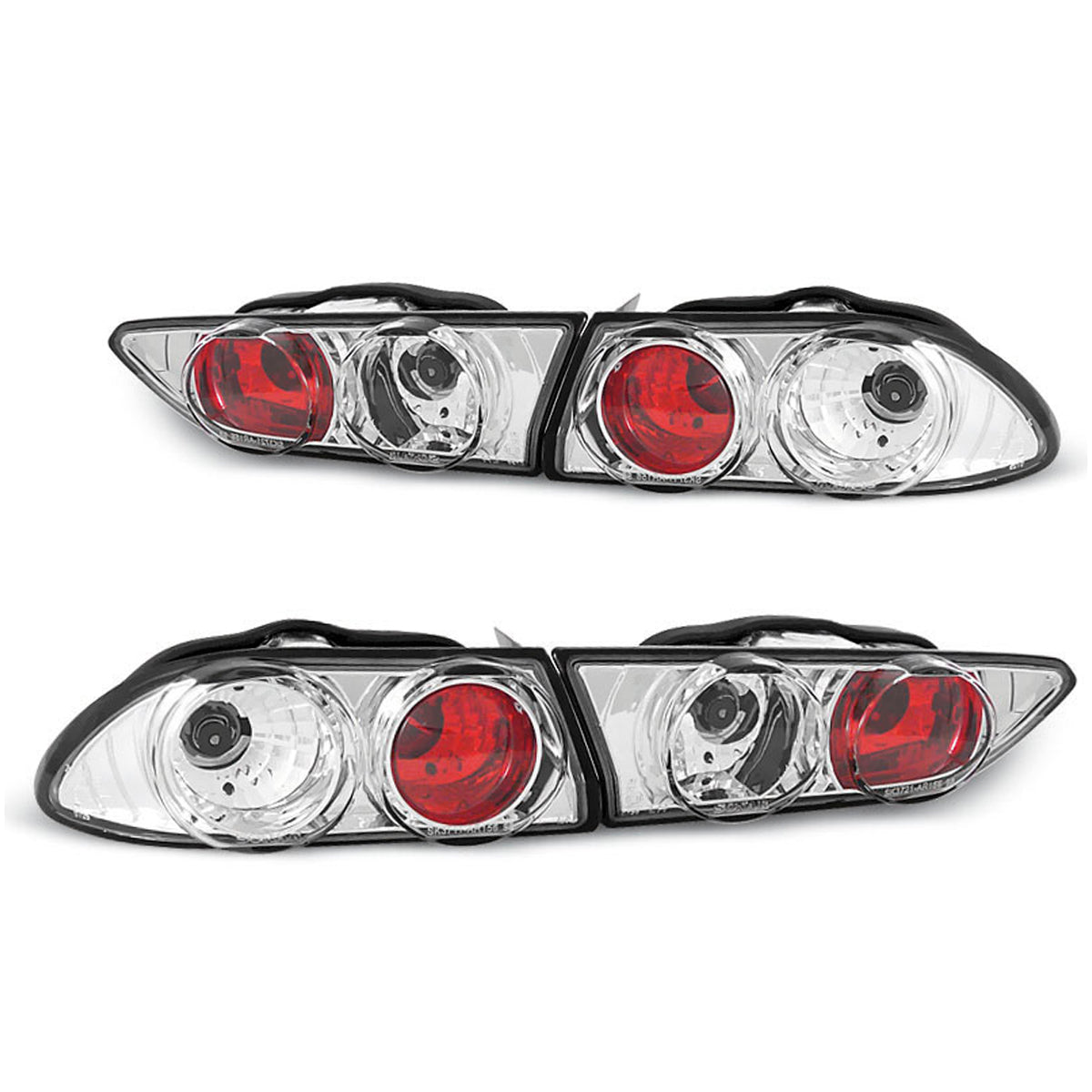 Rücklichter passend für Alfa Romeo 156 10.97-06.03 Chrom