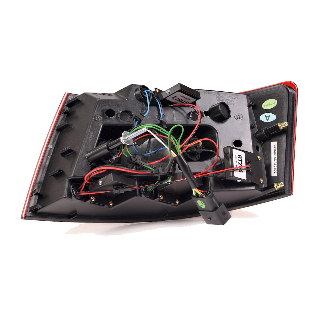 Heckleuchten LED Rot Smoke passend für AUDI A6 C6 (4F) Limousine Vor-Facelift 2004-2008