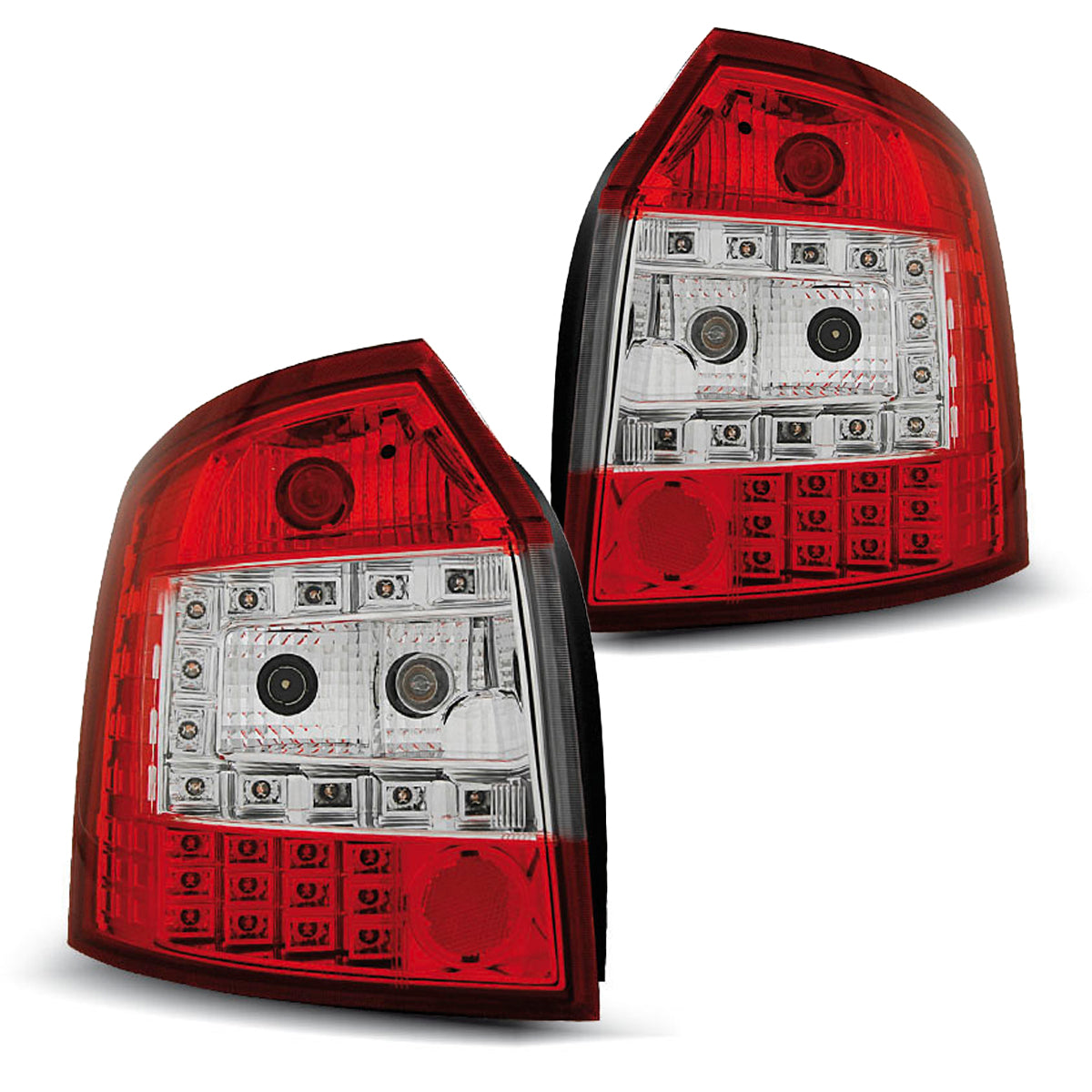 LED Rücklichter Rot Weiß passend für Audi A4 10.00-10.04 Avant