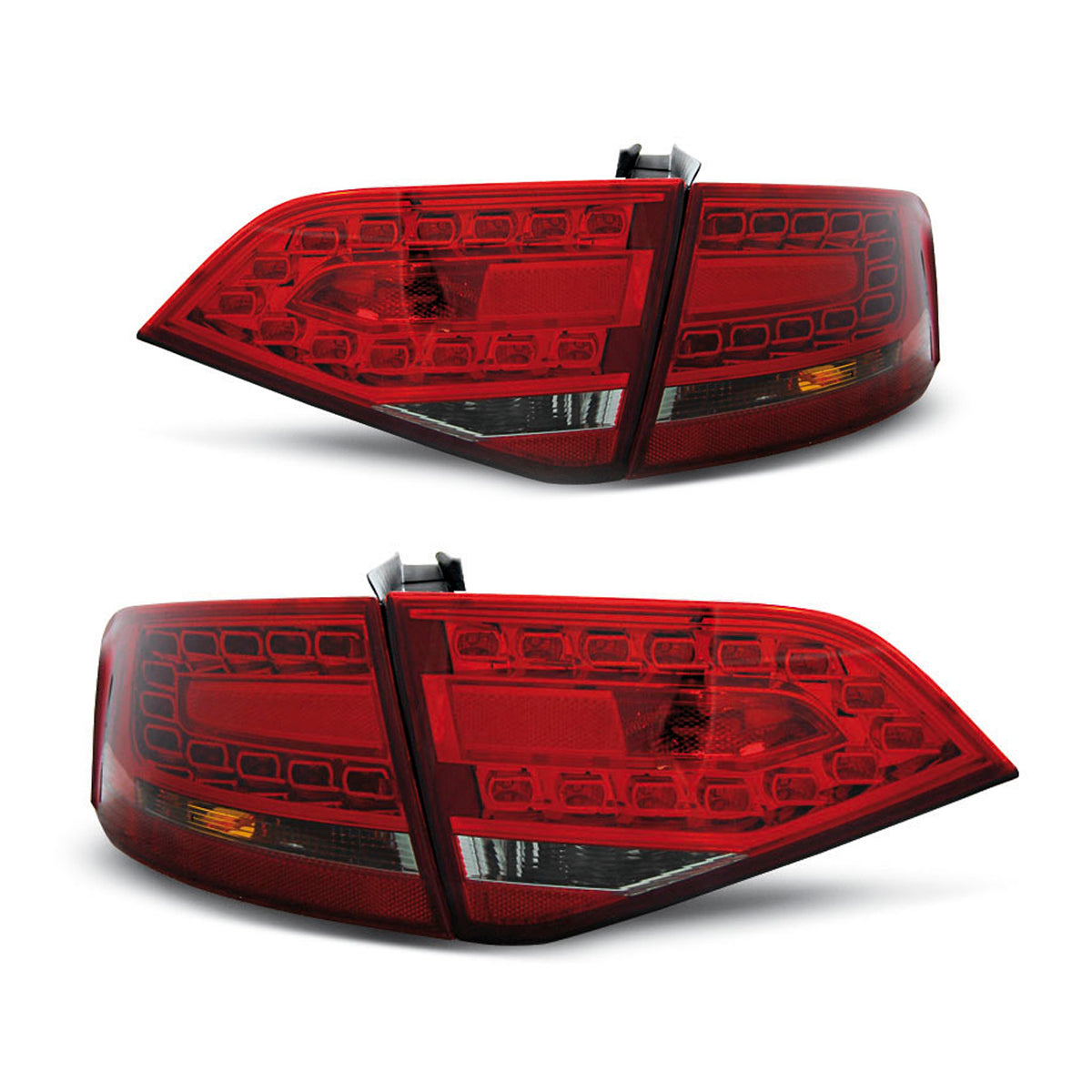 LED Rücklichter Rot Rauch passend für Audi A4 B8 08-11 Limousine