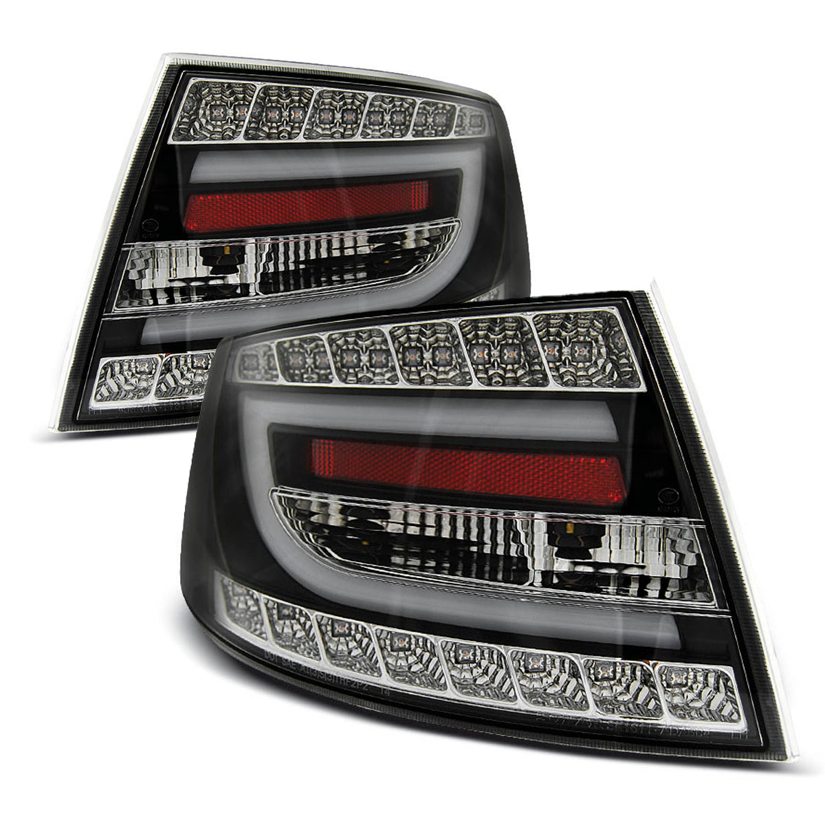 LED Rücklichter Schwarz passend für Audi A6 C6 Limousine 04.04-08 6PIN