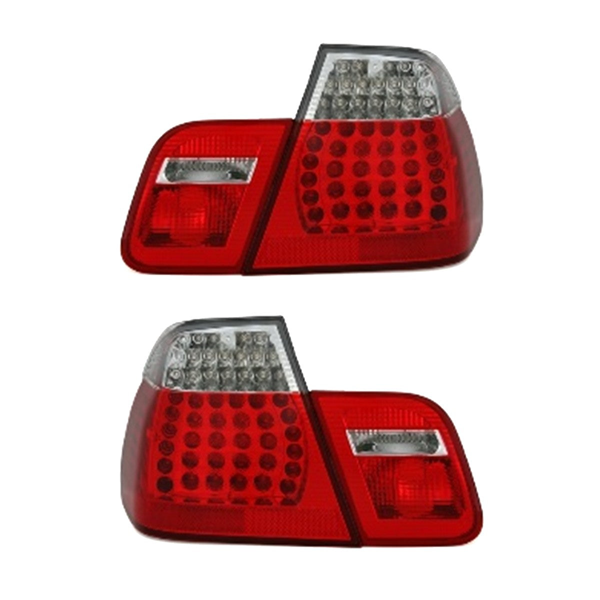 LED Rücklichter Rot Klar passend für BMW 3er E46 Limousine 2001-2005