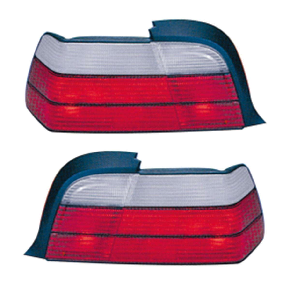 Rote klare Rücklichter passend für BMW 3er E36 Coupé/Convertible 1991-1999