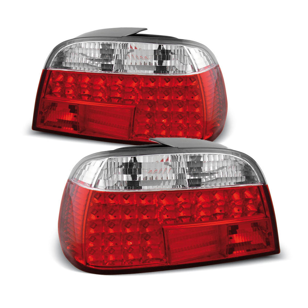 LED Rücklichter Rot Weiß passend für BMW E38 06.94-07.01