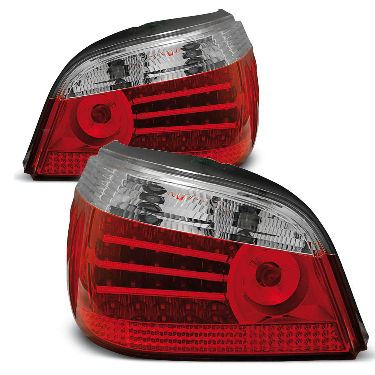 LED Rücklichter Rot Weiß passend für BMW E60 07.03-07