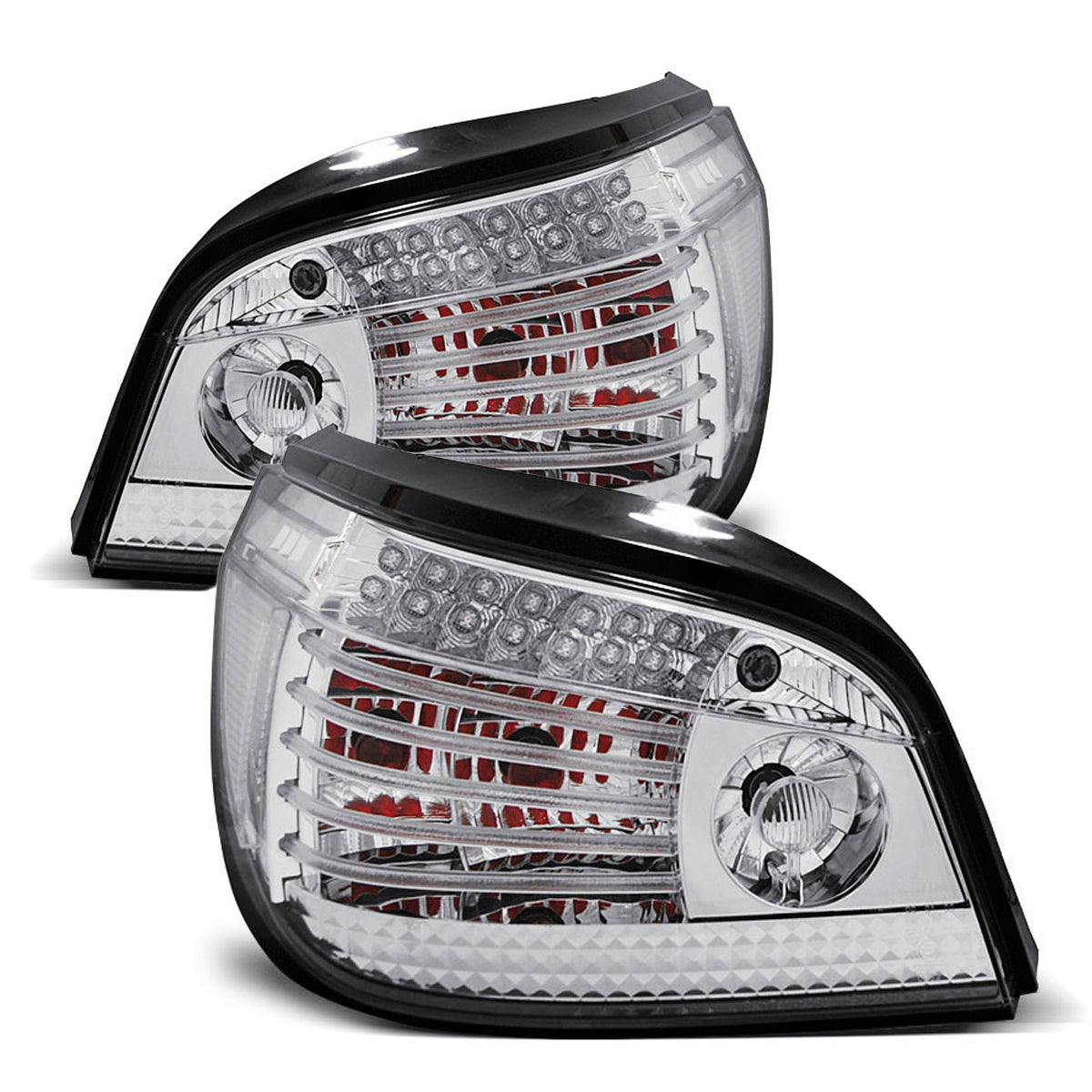 LED Rücklichter Chrom passend für BMW E60 07.03-07
