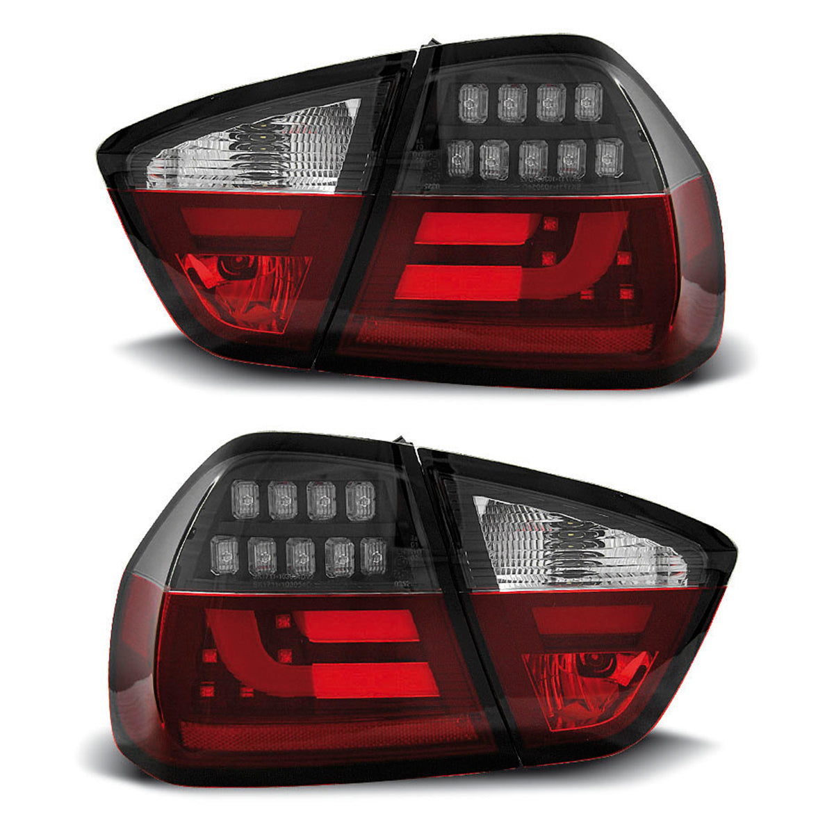LED Leiste Rücklichter Rot Weiß Schwarz passend für BMW E90 03.05-08.08