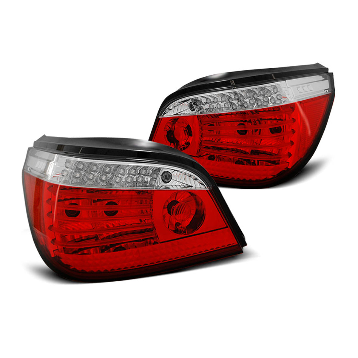 LED Rücklichter Rot Weiß SEQ passend für BMW E60 07.03-07