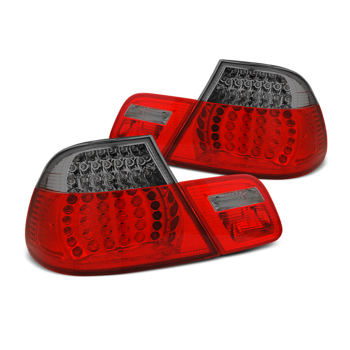 LED Rücklichter Rot Rauch SEQ passend für BMW E46 04.99-03.03 Coupé