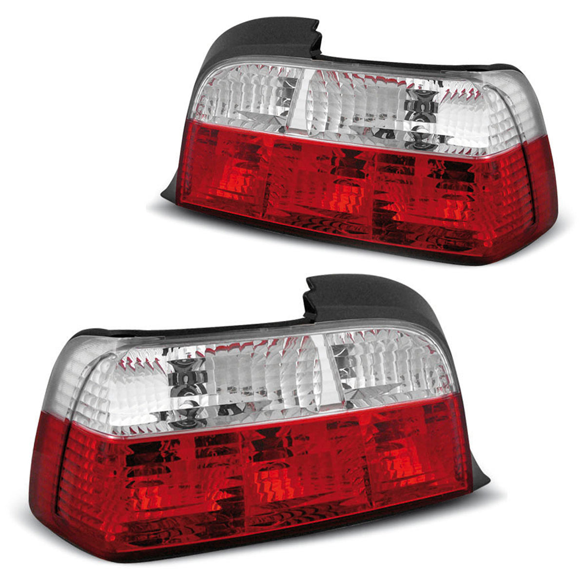 Rücklichter Rot Weiß passend für BMW E36 12.90-08.99 Coupé