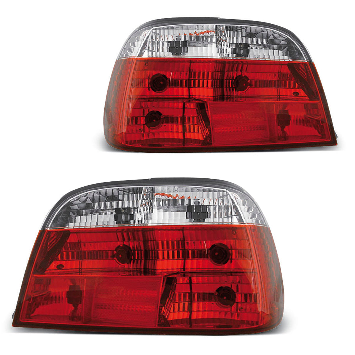 Rücklichter Rot Weiß passend für BMW E38 06.94-07.01