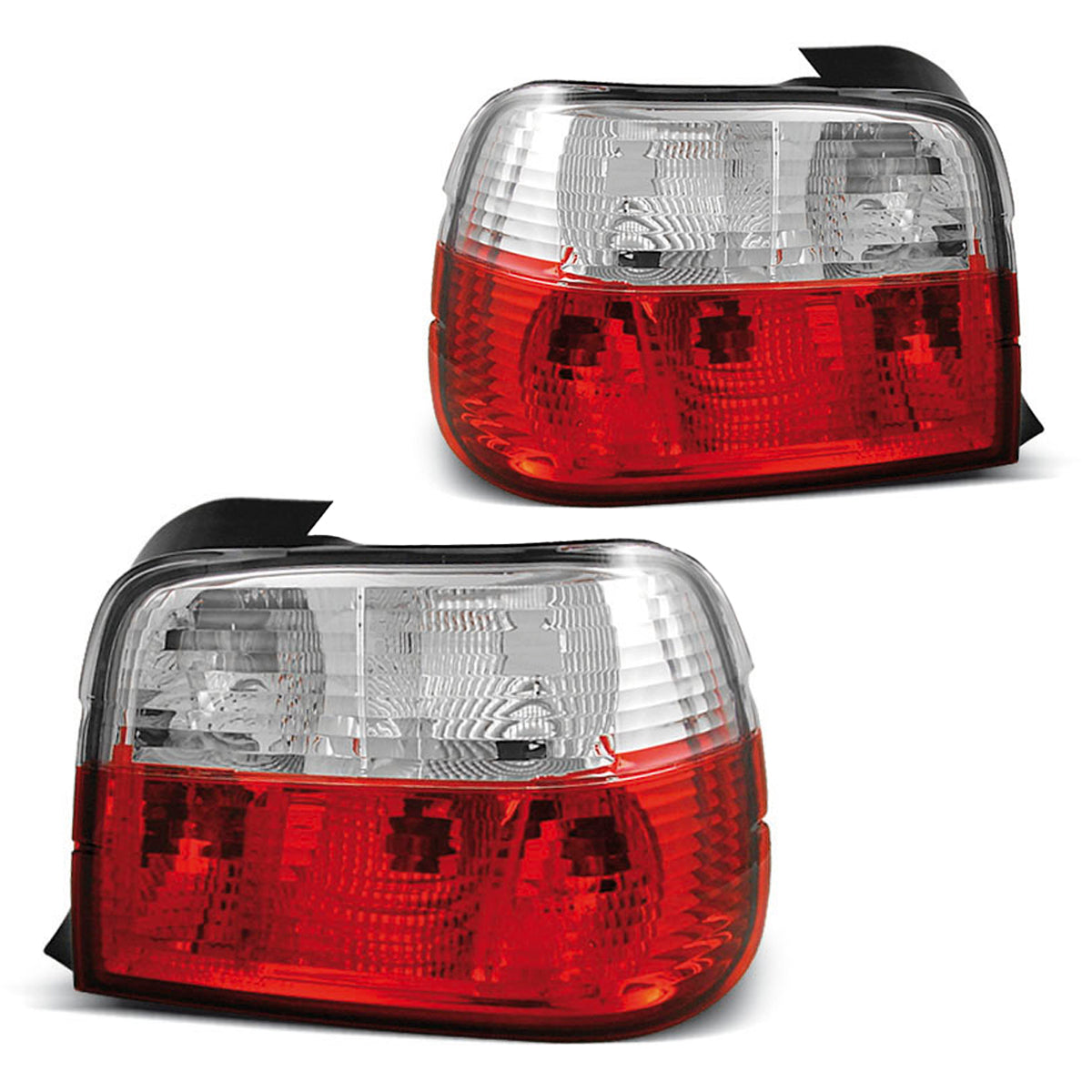 Rücklichter Rot Weiß passend für BMW E36 12.90-08.99 Compact