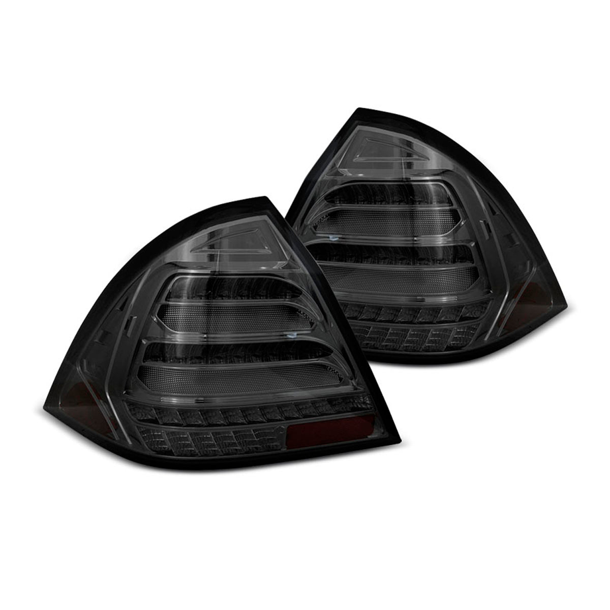 Rücklichter passend für Mercedes W203 Limousine 04-07 Rauch LED BAR