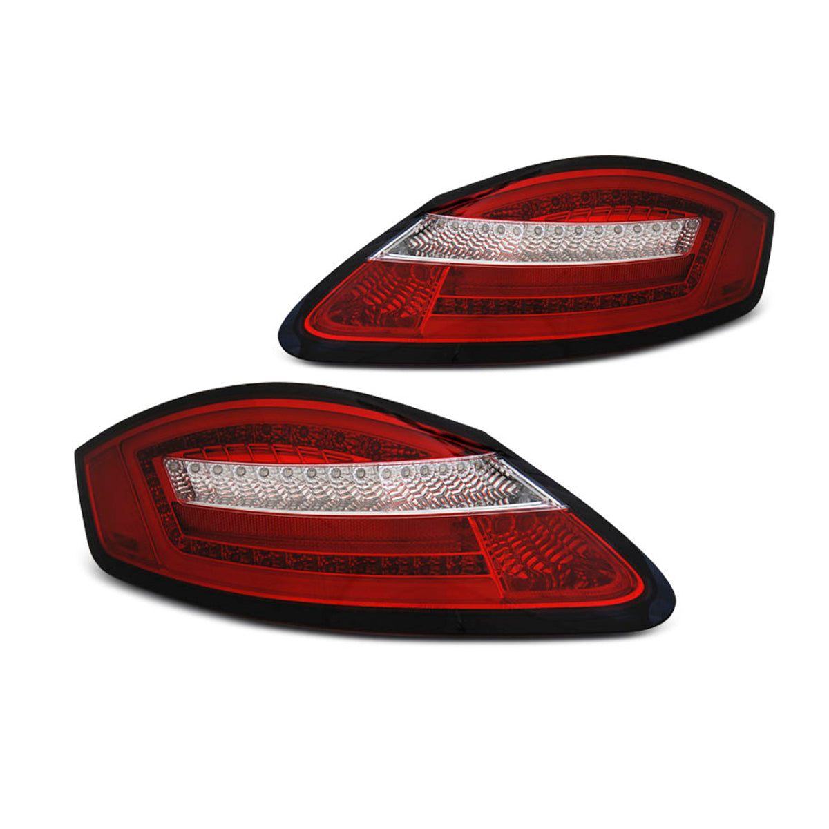 LED Rücklichter Rot Weiß SEQ passend für Porsche Boxster 987 / Cayman 05-08