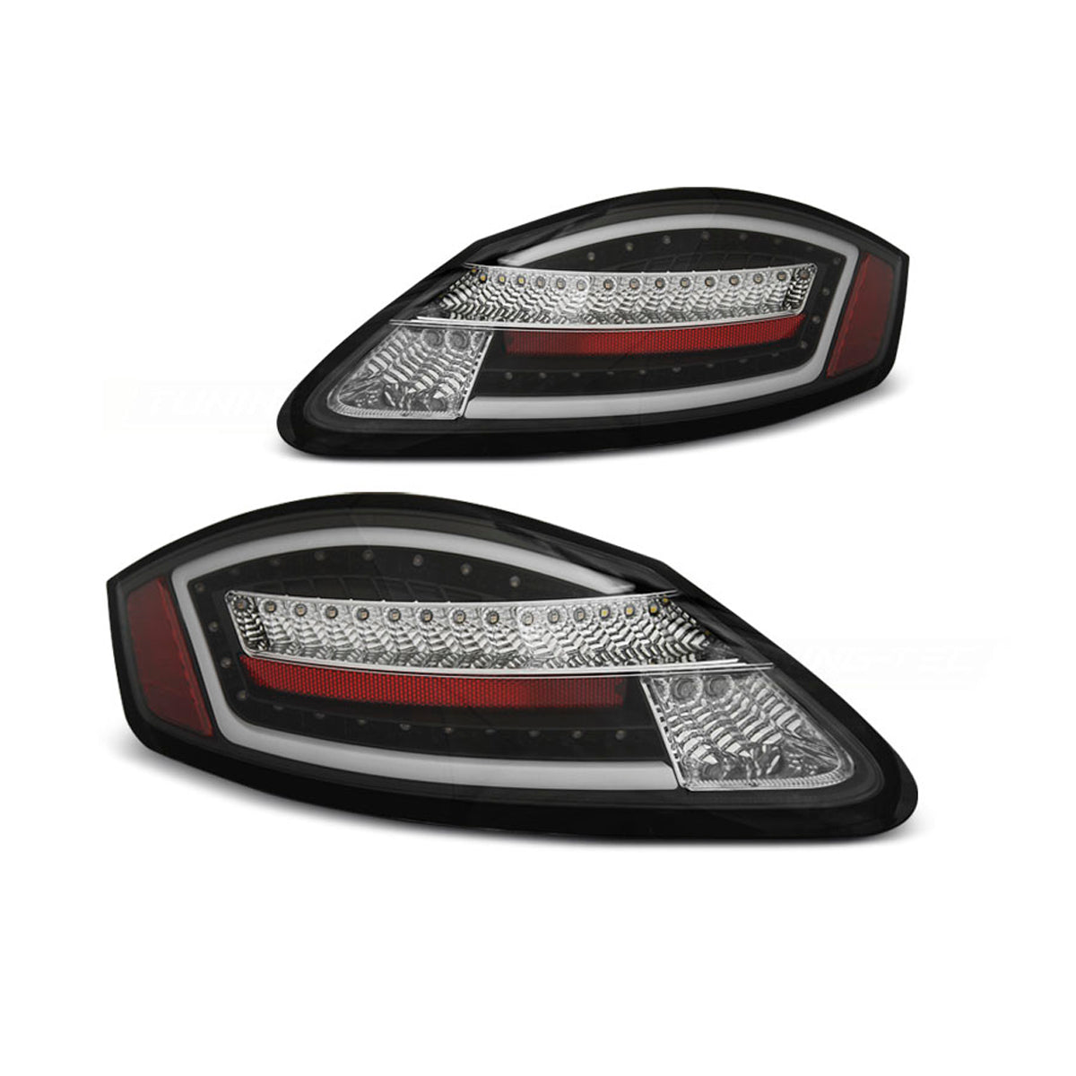 LED Rücklichter Schwarz SEQ passend für Porsche Boxster / Cayman 987 05-08
