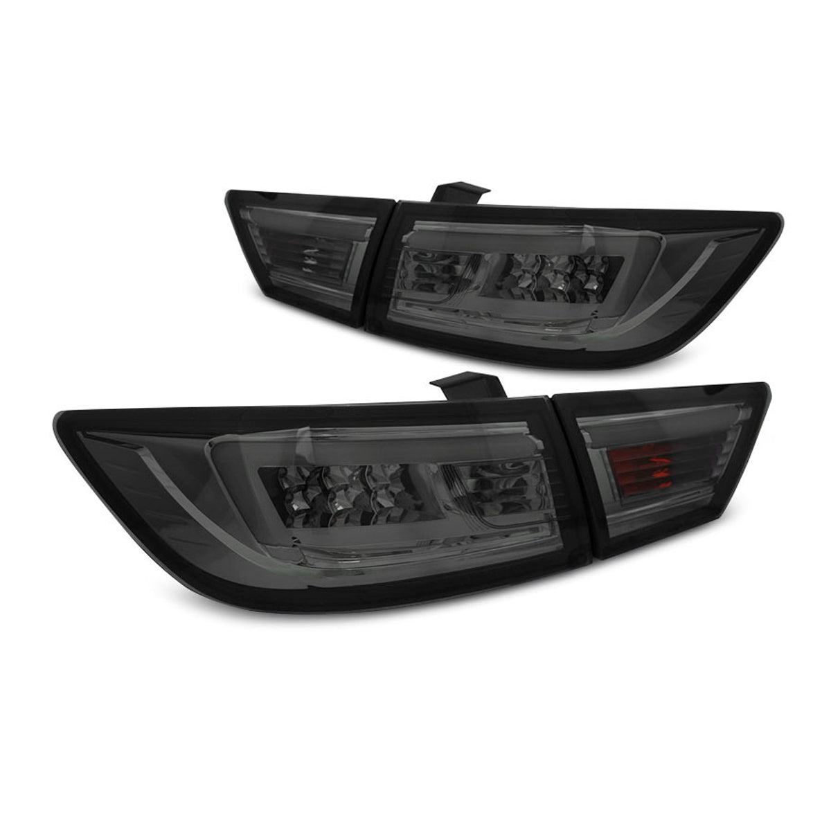 Rücklichter passend für Renault Clio IV 13-16 Hatchback LED Leiste Rauch