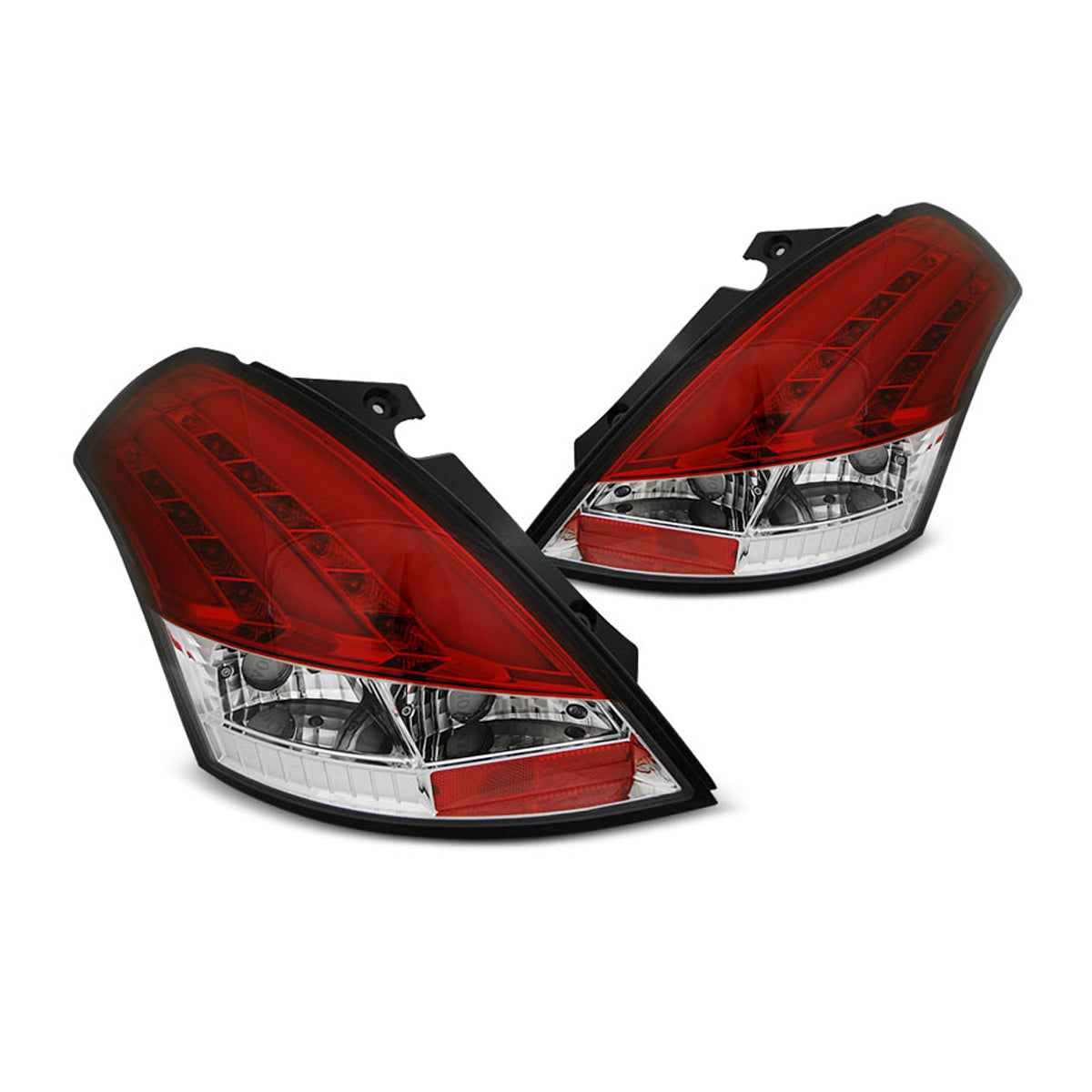 Rücklichter Suzuki Swift V 10-17 Rot Weiß LED Leiste