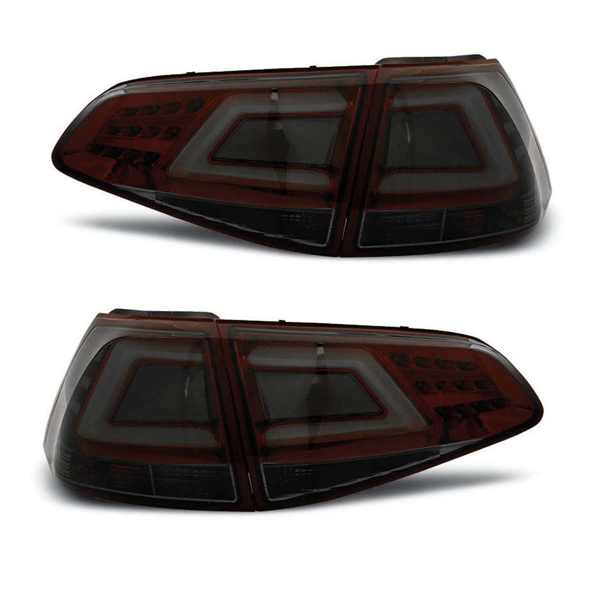 LED BAR Rücklichter Rot Rauch passend für VW Golf 7 13-17