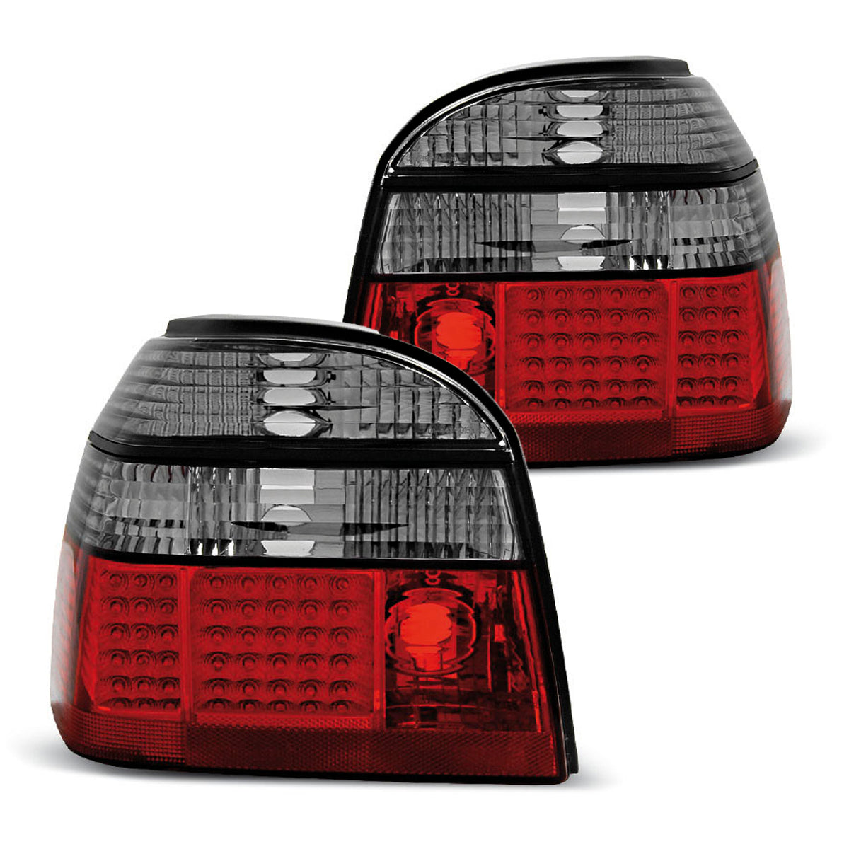 LED Rücklichter Rot Rauch passend für VW GOLF 3 09.91-08.97