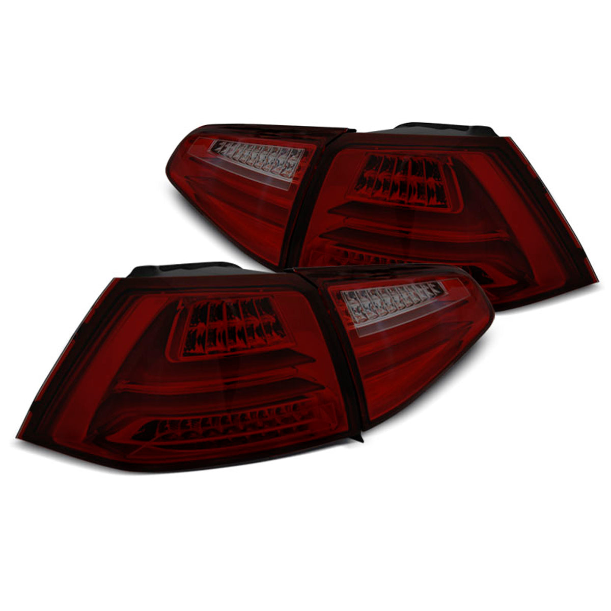 LED BAR Rücklichter Rot Rauch passend für VW GOLF 7 13-17