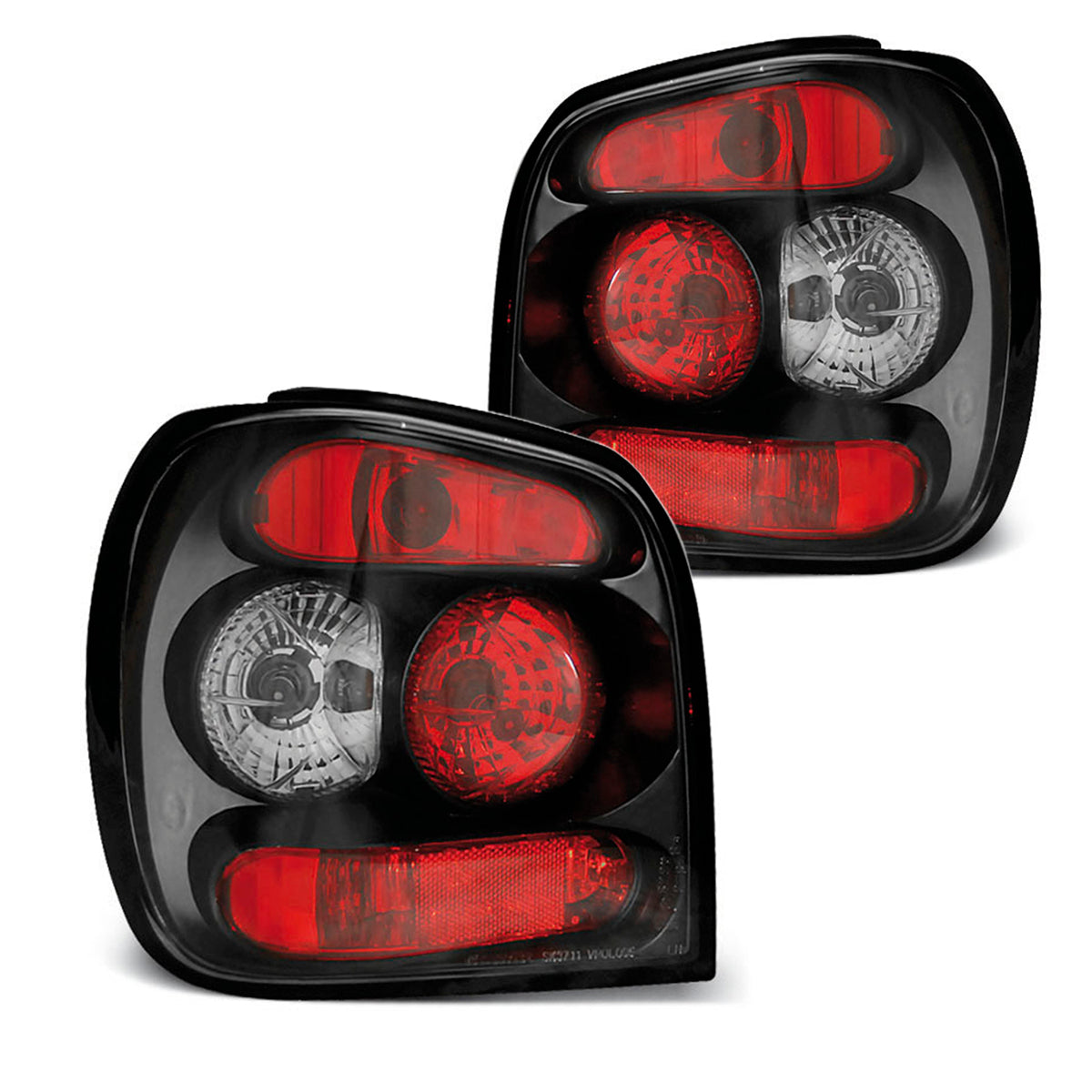 Rücklichter Schwarz passend für VW Polo 6N2 10.99-10.01