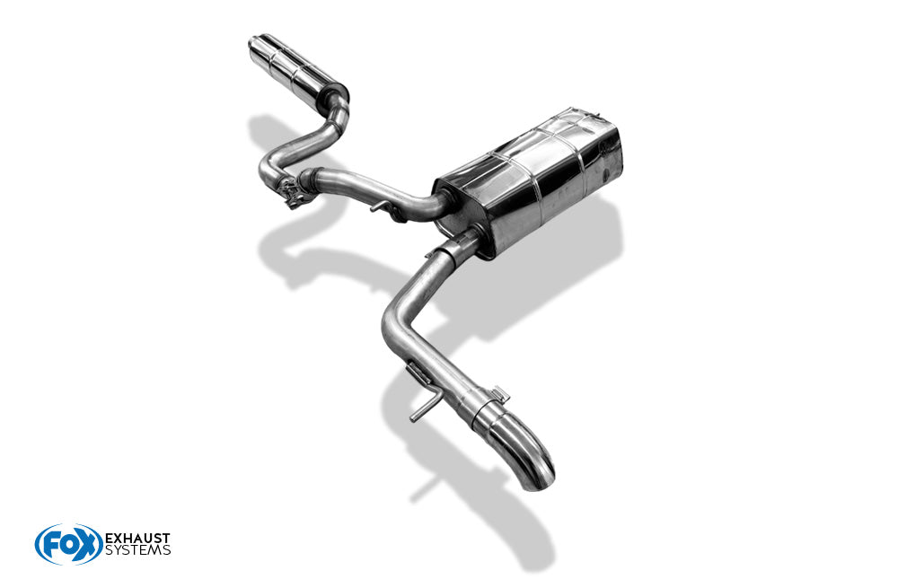 Audi A2 - 1,6l Halbanlage ab Kat - 1x63 Typ 26 (Bestehend aus End- und Vorschalldämpfer mit Endrohr)