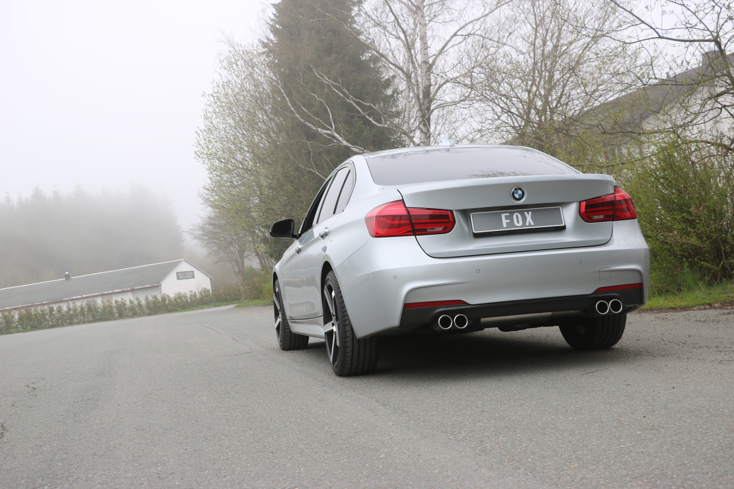 BMW F30/31 - 335d Endschalldämpfer quer Ausgang rechts/links - 2x80 Typ 12 rechts/links