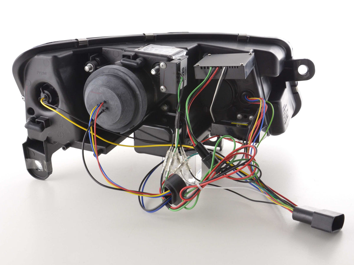 Scheinwerfer Set Daylight LED Tagfahrlicht Audi A6 Typ 4F 04-08 schwarz