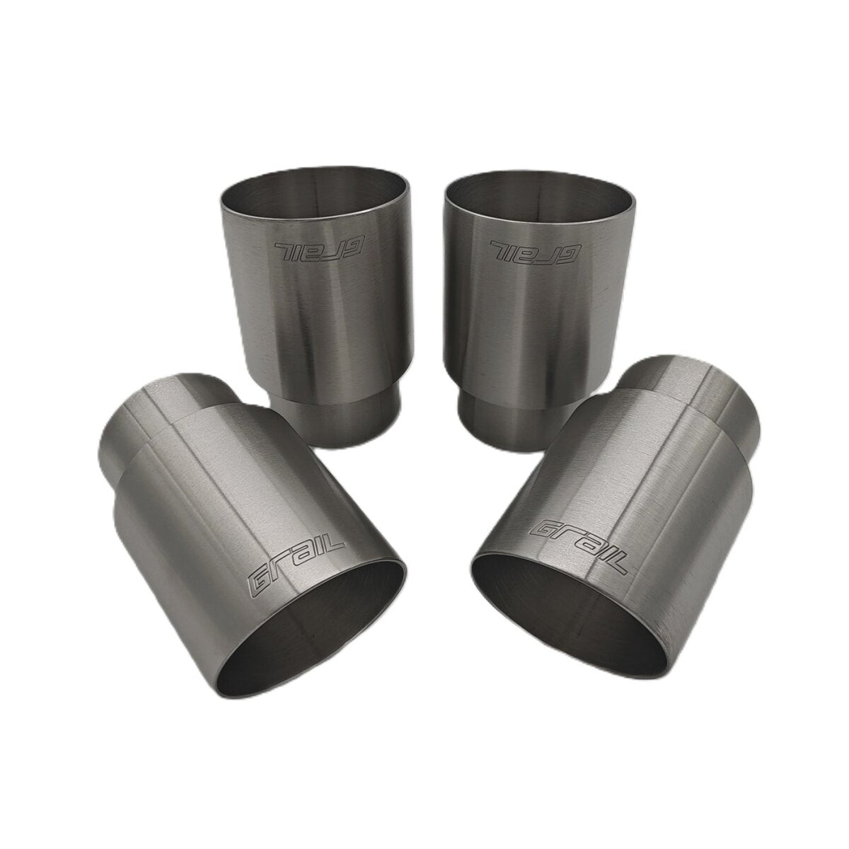 GRAIL Endrohrset | Schwarz | oval | passend für BMW M6 E6x