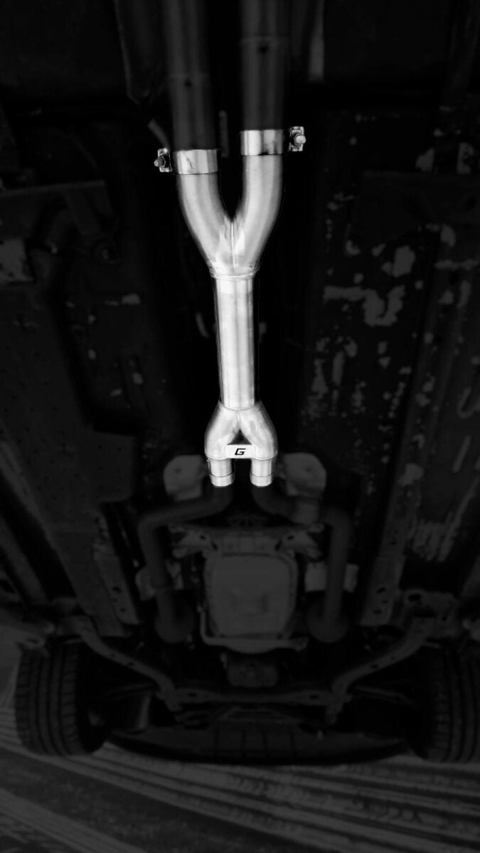 GRAIL Mid-Pipe | ECE | 3, 5" | passend für Ford Mustang Gen.6 Single in