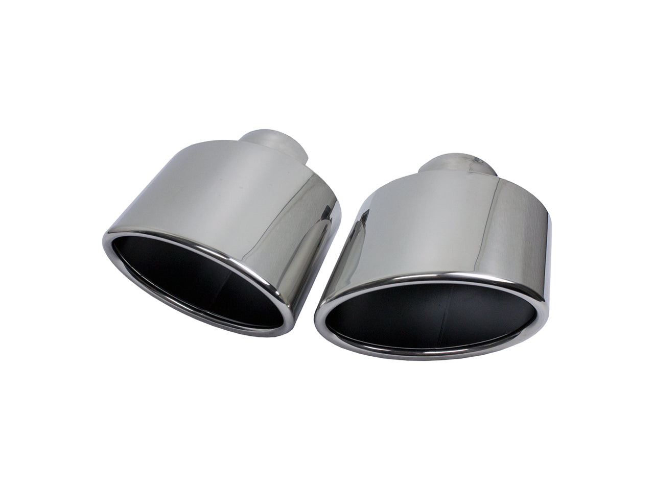 Bull-X Endrohrset: Typ 18 oval abgeschrägt 145x90 (A:1x64mm + 1x76mm)