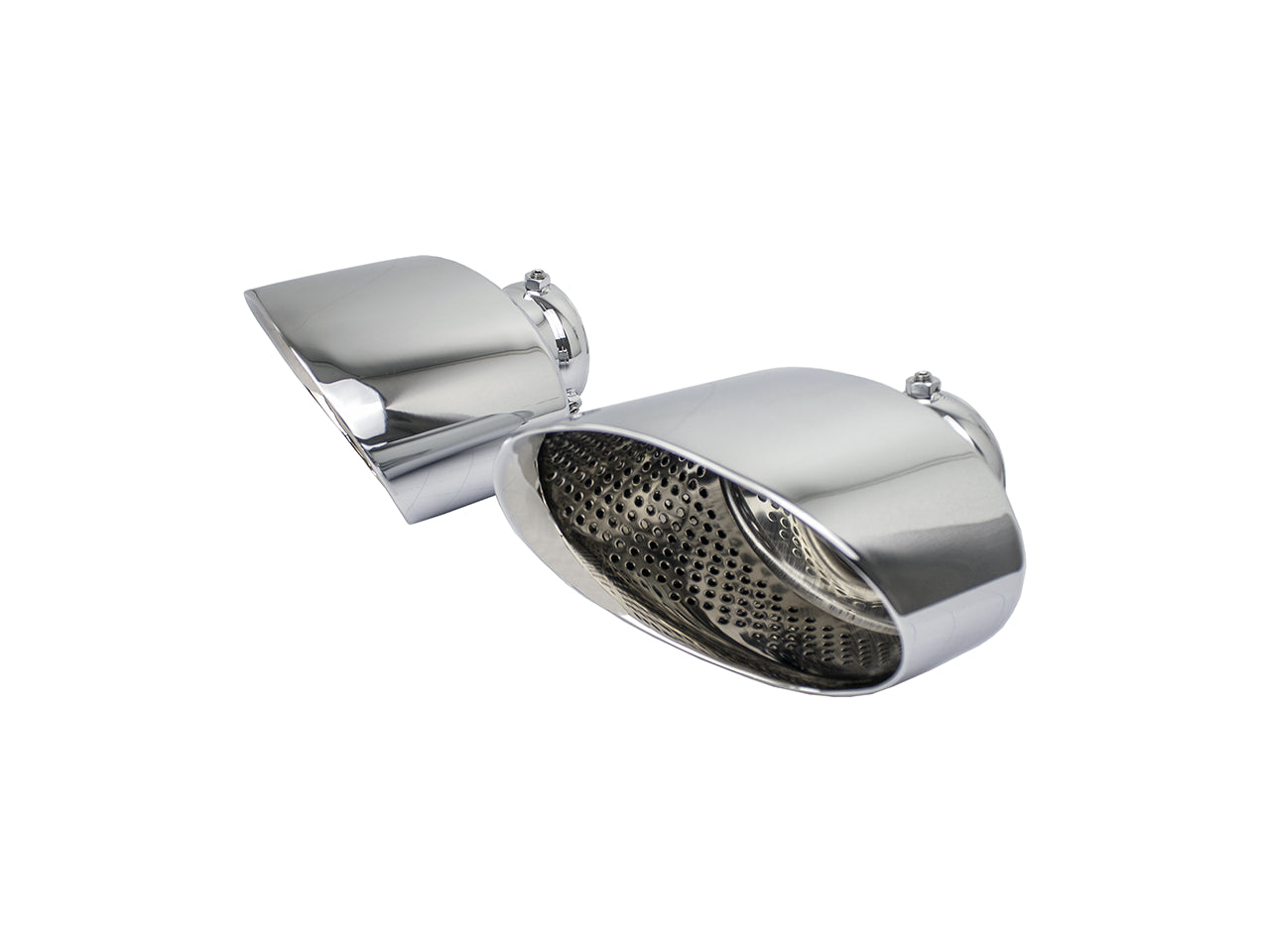 Bull-X Endrohrset: Typ 22 Edelstahl oval 170x110
