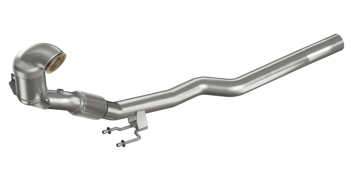 HJS Downpipe | ECE | Ø 76 mm | passend für Audi TT / TTS 2.0 TFSI