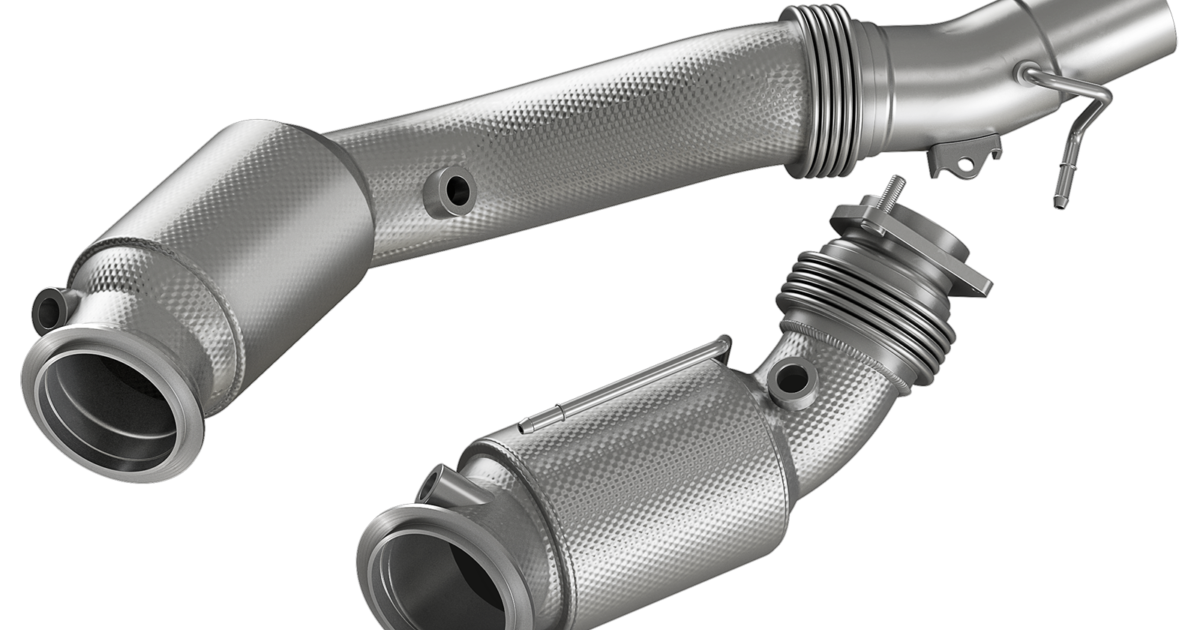 HJS Downpipe | ECE | Ø 80/65 mm | ab OPF | passend für BMW M2 / M4 S55