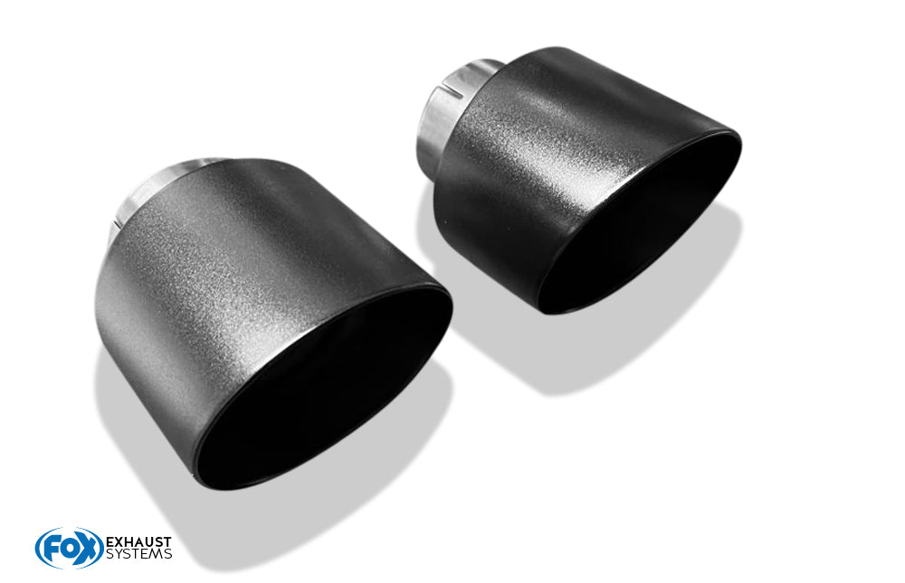 Hyundai i30N Performance + Fastback Endrohre passend auf den originalen Endschalldämpfer - 1x114 Typ 25 rechts/links schwa...