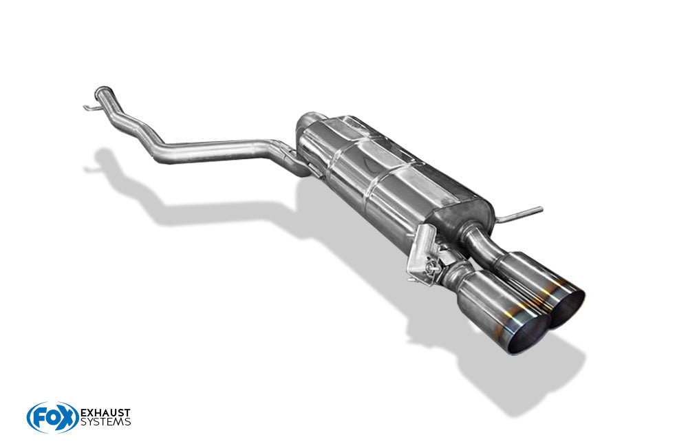 Hyundai I20 N - BC3 Endschalldämpfer mit Abgasklappe - 2x90 Typ 14 mit coloriertem Rand