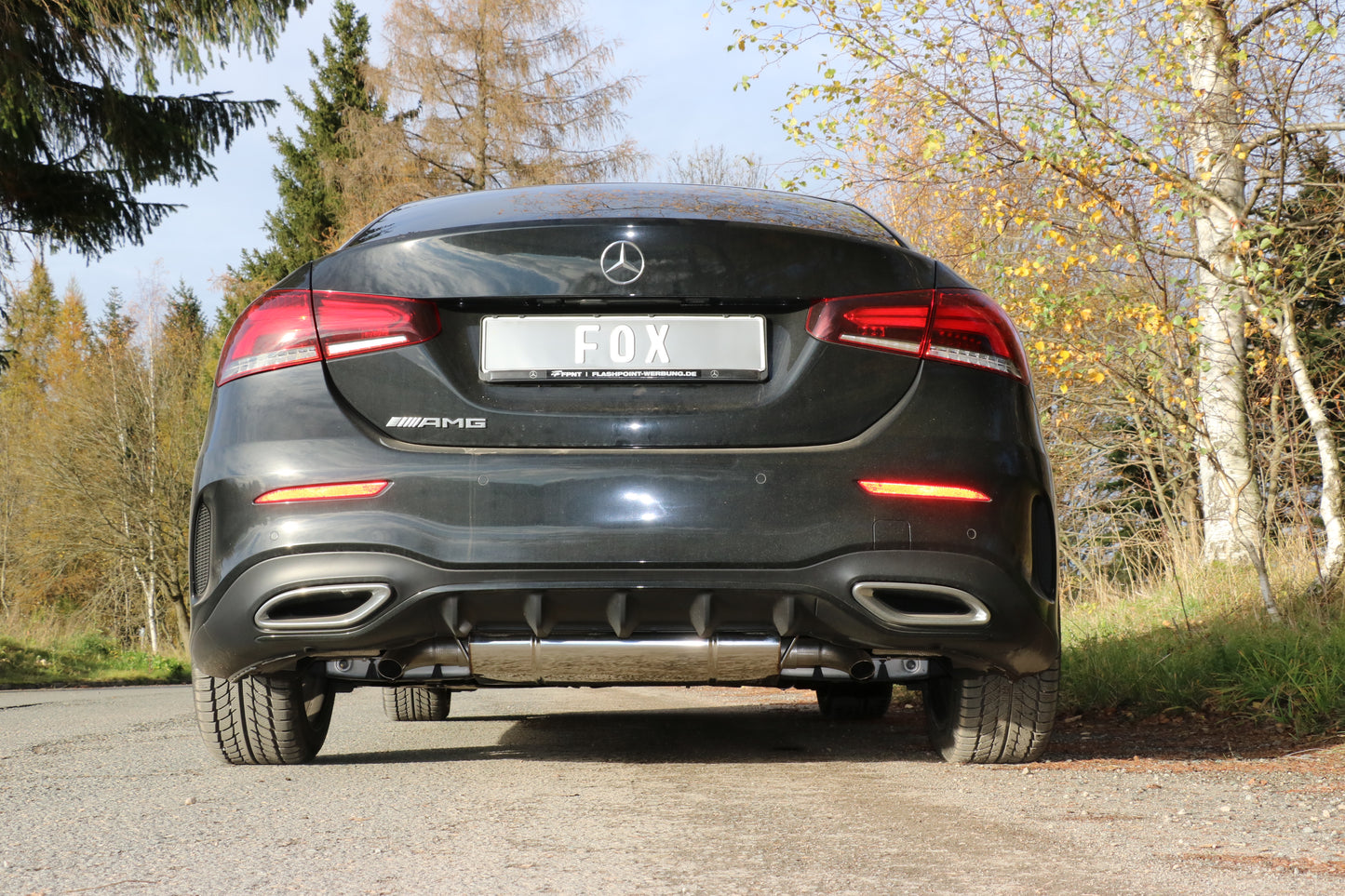 Mercedes A-Klasse - 177 - Mehrlenkerachse Endschalldämpfer quer Ausgang rechts/links