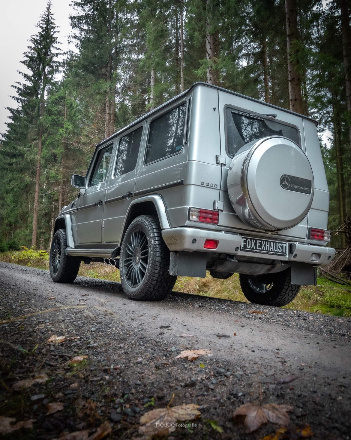 Mercedes G-Klasse G500 - 453 Auspuffanlage ab Kat - 2x115x85 Typ 32