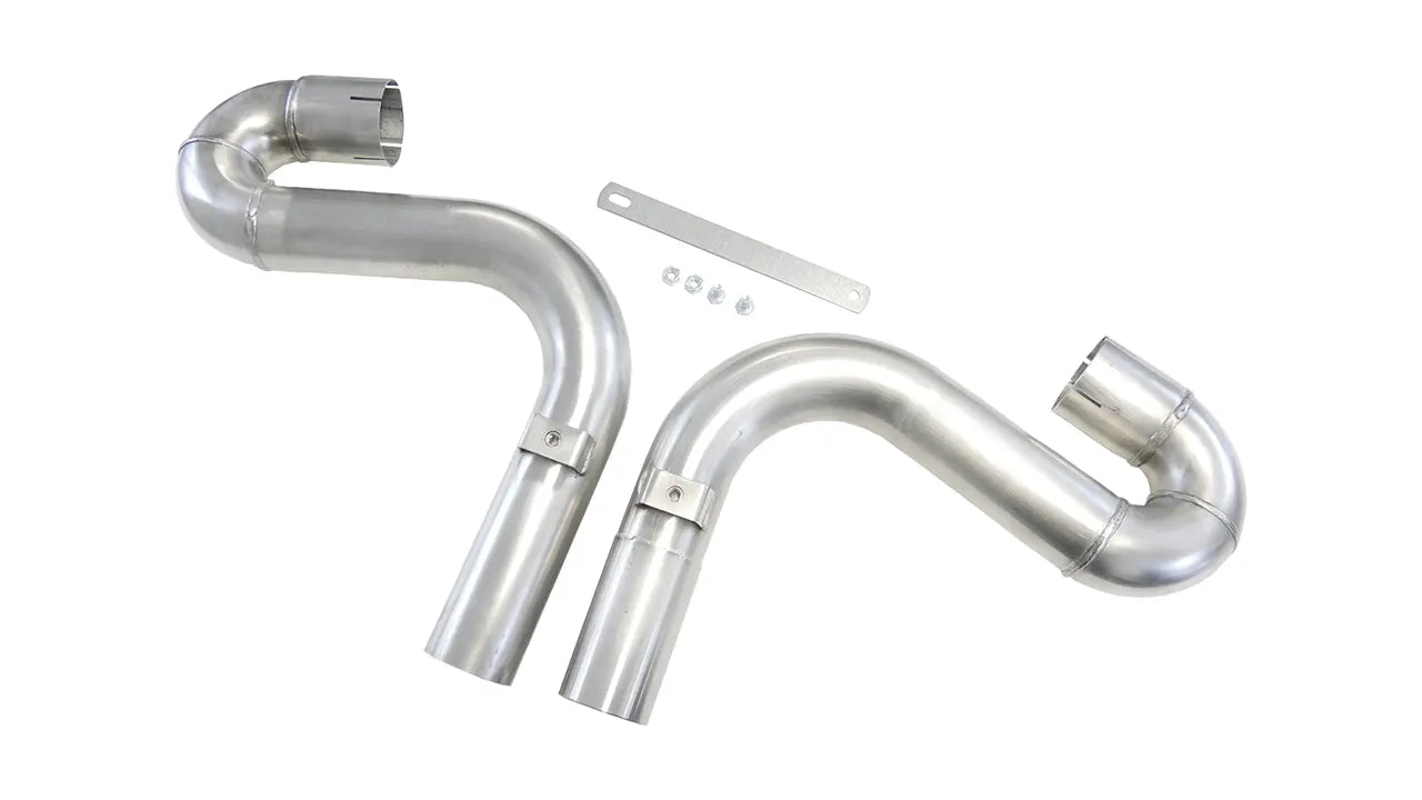 VAG02 Endrohrbogenset mittig R32 Look VW Beetle, Scirocco, Seat Leon 1P