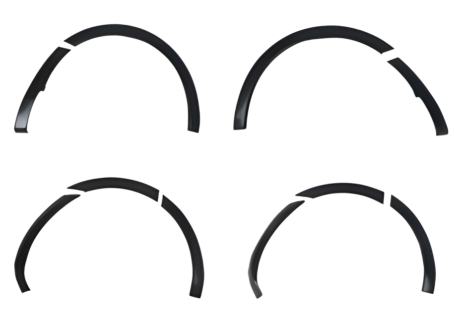 Oneway Radlaufleisten FORD Transit Custom MK1 2012-2018 (Schwarz Glanz) mit ABE TÜV