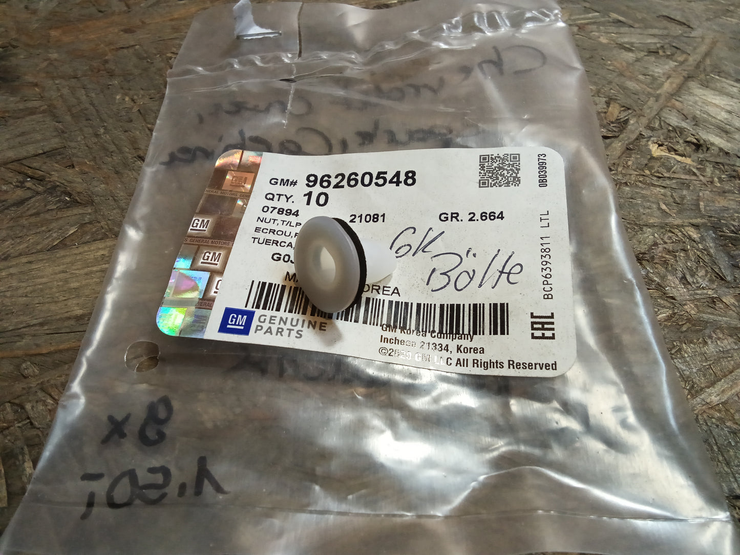 Chevrolet Cruze Spark Captiva Clip Lampenhalterung Rückleuchte original GM NEU