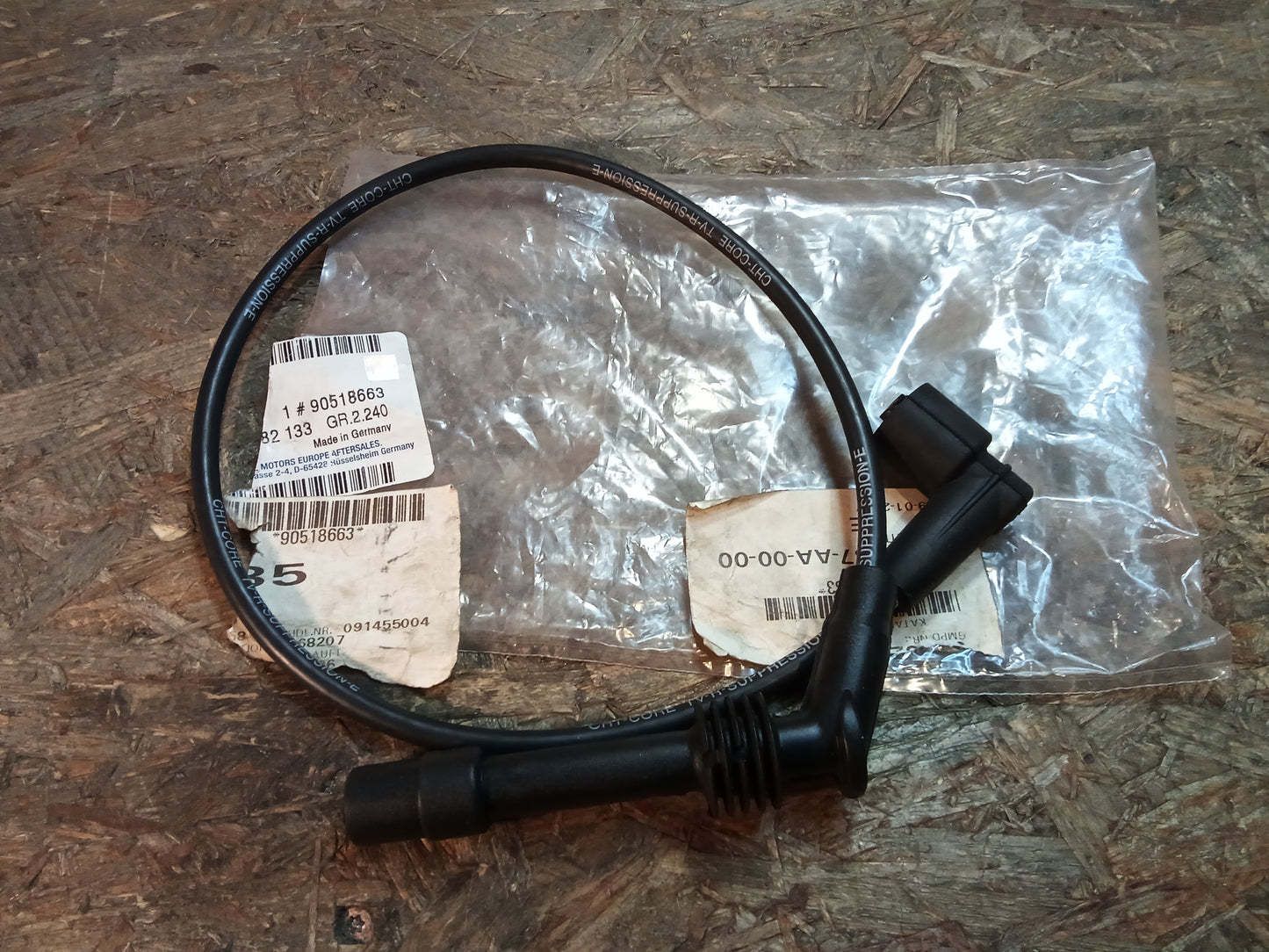 Corsa B Astra F Tigra A 1.2+1.4 1 Zylinder Zündkabel original GM NEU