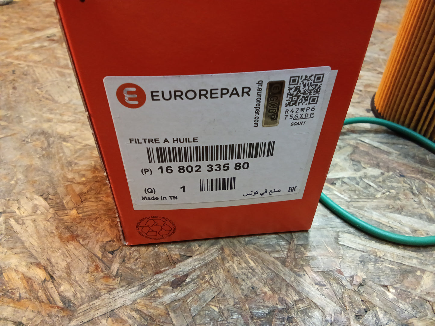 Opel Peugeot Toyota 1.6 Ölfilter original Eurorepar NEU