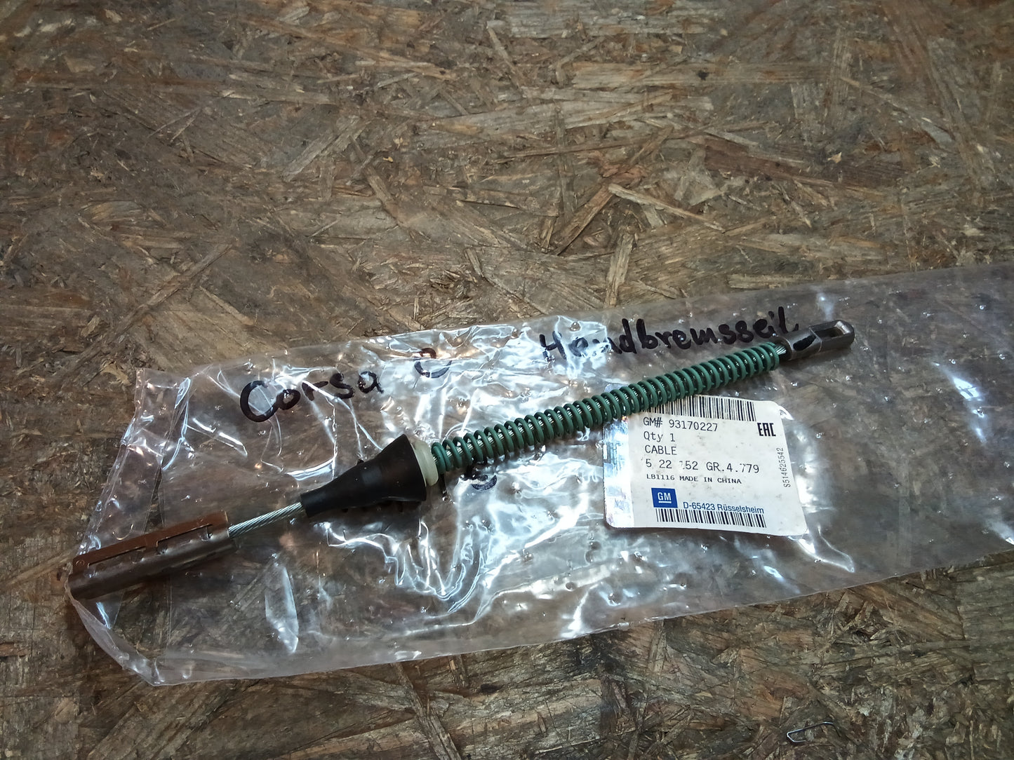Corsa C Handbremsseil original GM NEU