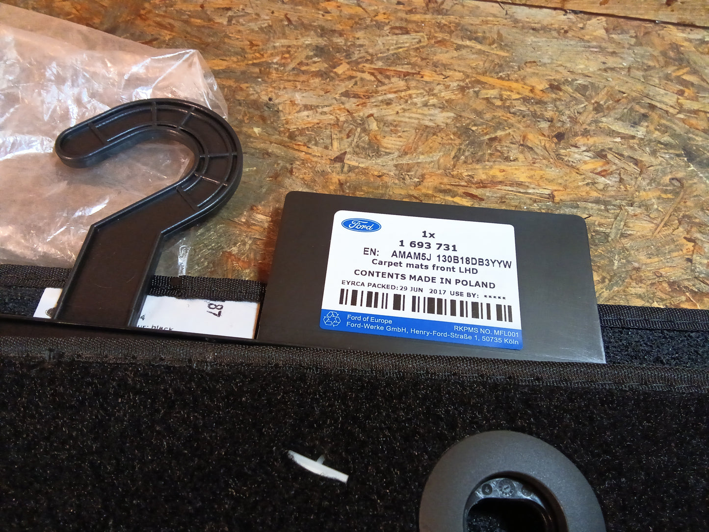 Ford C-Max BJ 10-15 Fußmattenset original Ford NEU